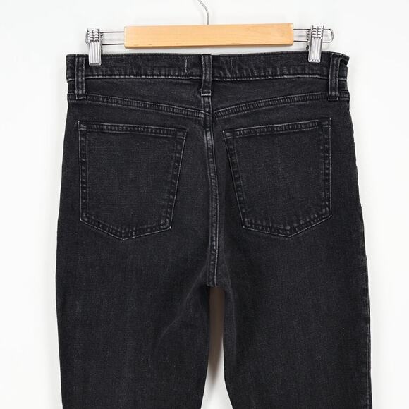 Abercrombie & Fitch Curve Love The High Rise Skinny Split Hem Black Size 29 - Picture 6 of 6